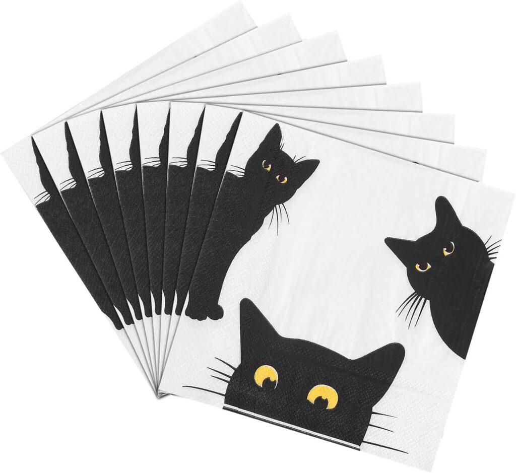 Black Cat Napkins