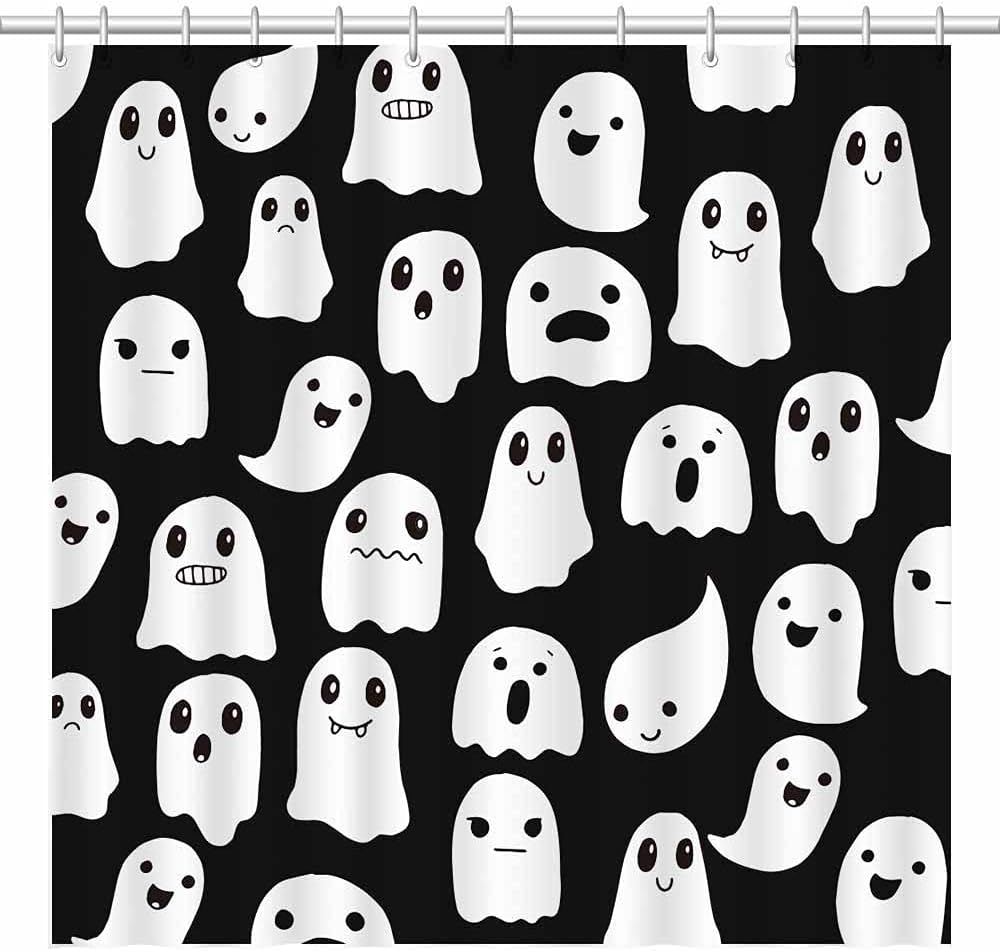 Ghost Shower Curtain