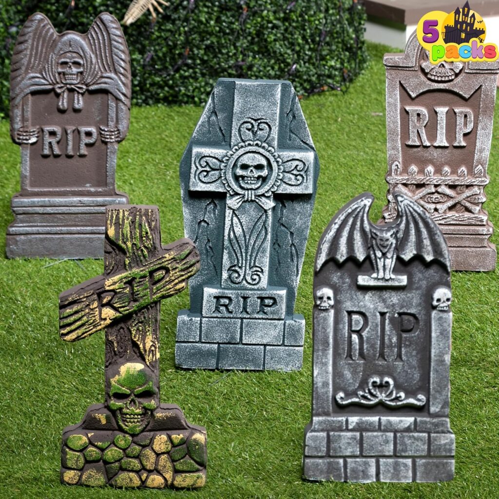 Halloween Foam Tombstones